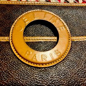 VINTAGE RARE Celine Macadam pouch